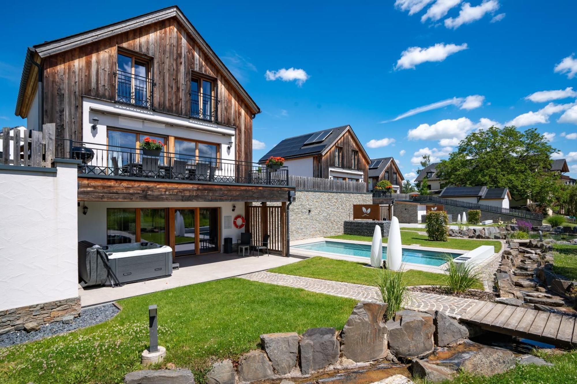 Chalets Petry Spa & Relax Bettel Dış mekan fotoğraf